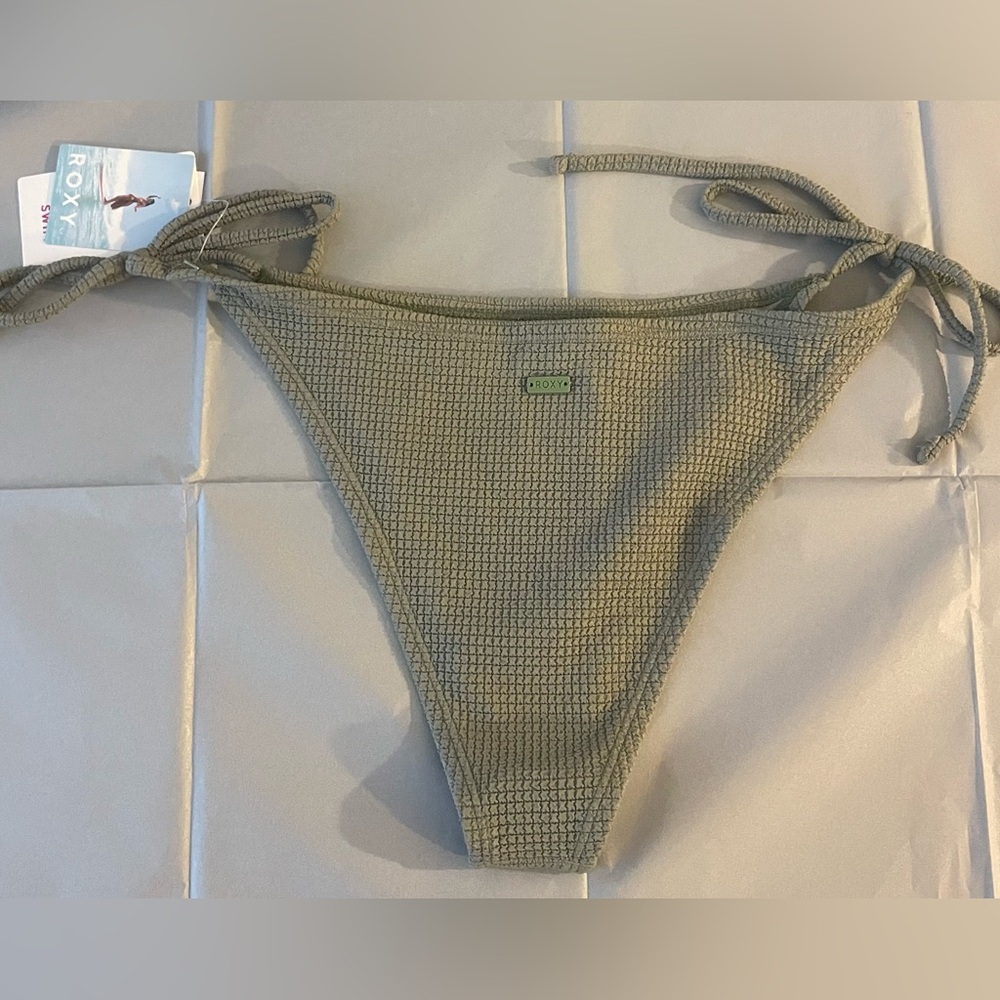 NEW…ROXY Essaouira Tie-Side Bikini Bottom - Picture 4 of 5